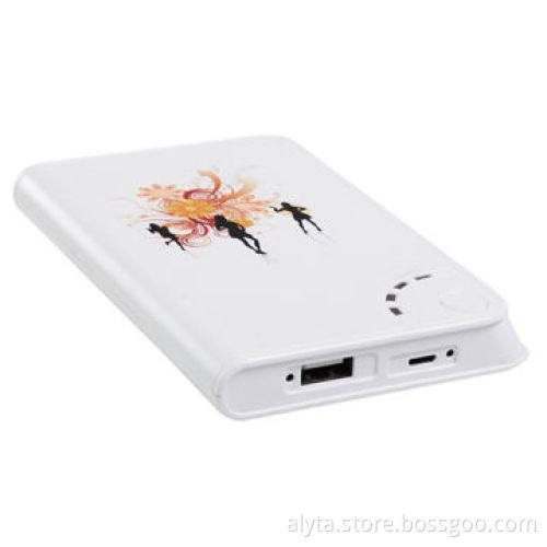 Portable Power Source, 6,000mAh, Touchscreen Aluminium Alloy Cover, Long-charging Time